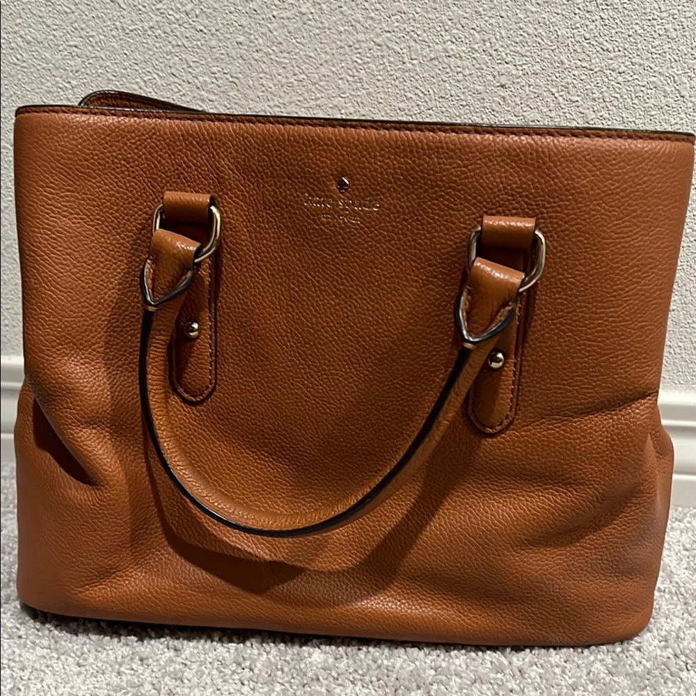Kate Spade Brown Leather Tote Bag/crossbody